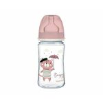 Canpol babies Bonjour Paris bočica za bebe 3m+ Pink 240 ml