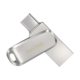 Memorija USB 3.1 FLASH DRIVE, 128 GB, SANDISK Ultra Dual Drive Luxe USB-C, SDDDC4-128G-G46, srebrna