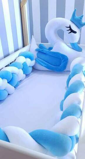 Labud set posteljine 4u1 - Labud-plavi