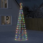 vidaXL Svjetlo za božićno drvce sa šiljcima 570 LED šarene 300 cm