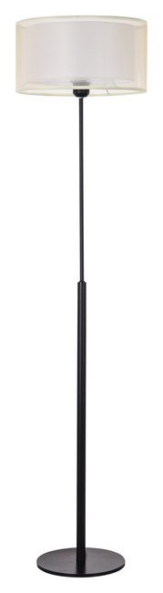 RABALUX 5094 | Aneta Rabalux podna svjetiljka okrugli 145cm sa prekidačem na kablu 1x E27 crno
