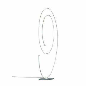 Siva LED stojeća svjetiljka s metalnim sjenilom (visina 175 cm) Ciola – CINQUE