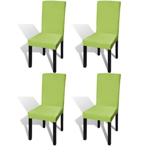 VidaXL vidaXL Rastezljive navlake za stolice 4 kom Zelena boja