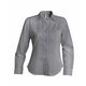 LADIES LONG-SLEEVED OXFORD SHIRT - Oxford Silver,S