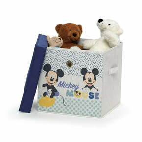 Dječja tekstilna kutija za pohranu s poklopcem Domopak Disney Mickey