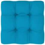 Jastuk za palete plavi 60 x 60 x 12 cm od tkanine