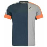 Muška majica Head Padel Tech T-Shirt - grey/orange