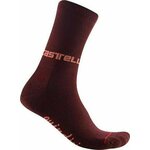 Castelli Quindici Soft Merino W Sock Bordeaux L/XL Biciklistički čarape