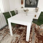 Woody Fashion Blagovaonski stol, Single 120 - Shiny White