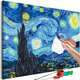 Slika za samostalno slikanje - Van Gogh's Starry Night 60x40