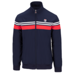 Muška sportski pulover Fila Jacket Bruno - navy/fila red