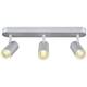 SLV NOBLO 1002978 LED stropna svjetiljka srebrna 24 W toplo bijela moguča zidna montaža