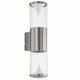 EGLO 94812 | Penalva Eglo zidna svjetiljka cilindar 2x LED 560lm 3000K IP44 bijelo, prozirna