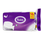 Violeta Premium toaletni papir, pamučni, 3-slojni, 16/1