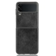 Beline Leather maska za Samsung Galaxy Z Flip 4 crna