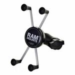 Set za montažu velikog mobitela na vilicu motora RAM Mounts X-Grip