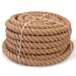 vidaXL Uže od 100 % jute 10 mm 250 m