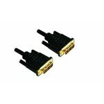 NaviaTec DVI-253 - DVI-D kabel (24 1 pin), 5m Bakar (Cu) AWG28 Muški na muški Crni