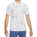 Muški teniski polo Nike Dri-Fit Printed Slim Fit Polo - white/white