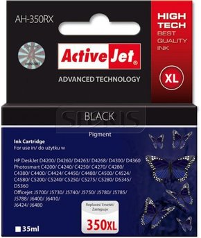 ActiveJet 350XL CB336 tinta crna (black)