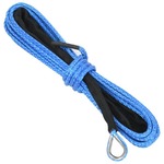 vidaXL Konop za vitlo plavi 5 mm x 9 m