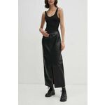 Suknja Calvin Klein Jeans boja: crna, maxi, ravna, J20J223547