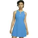 Nike Dri-Fit Advantage Womens Tennis Dress Light Photo Blue/White XS Haljina za tenis