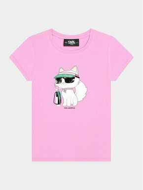 Karl Lagerfeld Majica svijetlozelena / roza / crna / prljavo bijela