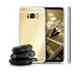 Samsung S8 plus gold mirror maska