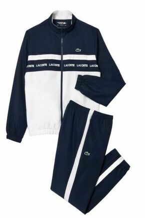 Muška teniska trenerka Lacoste Sportsuit Logo Stripe Tennis Tracksuit - navy blue/white