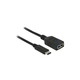 Adapter DELOCK, USB 3.1-C gen1 (M) na USB 3.1-A gen1 (F), 0.15 m