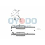 Filtar za čađu/čestice, ispušni sustav Oyodo 20N0139-OYO