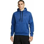 Nike Therma-FIT Hooded Mens Pullover Blue Void/ Game Royal/Heather/Black L Dukserica za fitnes