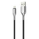 Kabel USB na Lightning Cygnett Armored 12W 3m (crni)