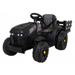 Traktor na akumulator s prikolicom Titanium - crni