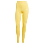 ADIDAS PERFORMANCE Sportske hlače 'Optime Full-length' žuta / bijela