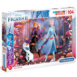 Disney: Snježno kraljevstvo 2 puzzle 104kom - Clementoni