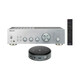 Stereo receiver PIONEER A-40AE-S, srebrno + Streamer WIIM Mini, WiFi, Bluetooth, Alexa/Siri