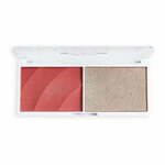 Revolution Relove Colour Play Blushed Duo Blush &amp; Highlighter paleta sa highlighterom i rumenilom 5,8 g nijansa Kindness