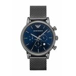 Emporio Armani - Sat AR1979 - crna. Sat iz kolekcije Emporio Armani. Model s ovalnim brojčanikom i ukrasnom narukvicom.