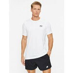 Under Armour Men's HeatGear Armour Fitted Short Sleeve White/Black M Majica za trčanje s kratkim rukavom