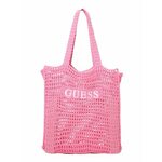 GUESS Shopper torba roza / bijela