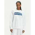 HUGO Sweater majica 'Classic' plava / bijela