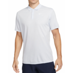 Muški teniski polo Nike Court Dri-Fit Pique Polo - football grey/white