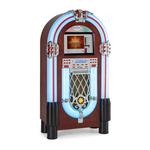 Auna Auna Graceland Touch, jukebox, 12 "dodirna upravljačka ploča, WLAN, CD, BT, drveni izgled