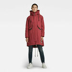 Jacket - G-star Hooded fishtail parka red fuksija