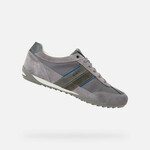 Dark grey men's sneakers Geox Wells - Men's siva