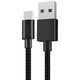 Kabel USB tip A-M&lt;=&gt;USB tip C-M 1.0m - XIAOMI - crni pleteni