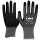 Cimco Standard Skinny Flex schwarz/grau 141225 pletena tkanina rukavice za rad Veličina (Rukavice): 8, m EN 388 1 Par