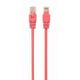 Gembird CAT5e UTP Patch cord, pink, 0,5 m GEM-PP12-0.5M_RO